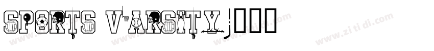 SPORTS VARSITY字体转换